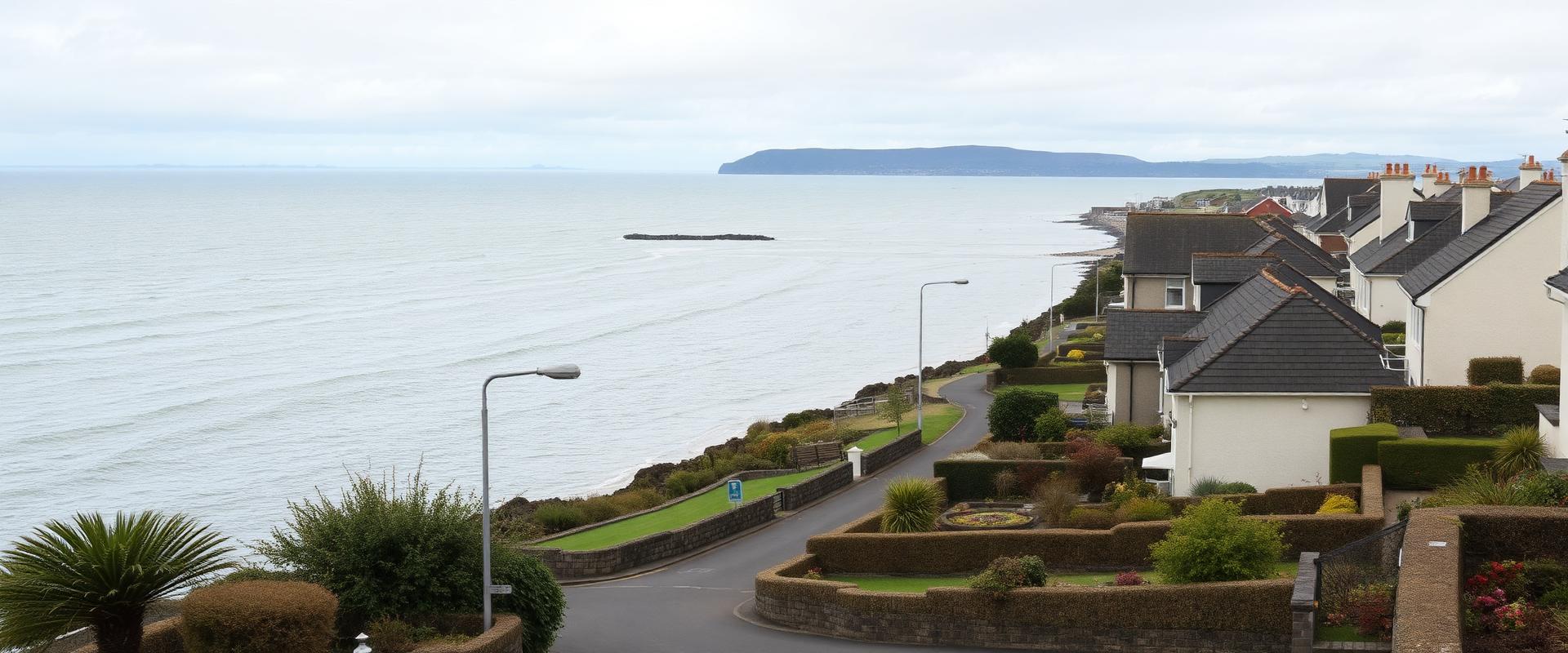 Saltcoats coastal town in Ayrshire with seaside gardens and residential properties