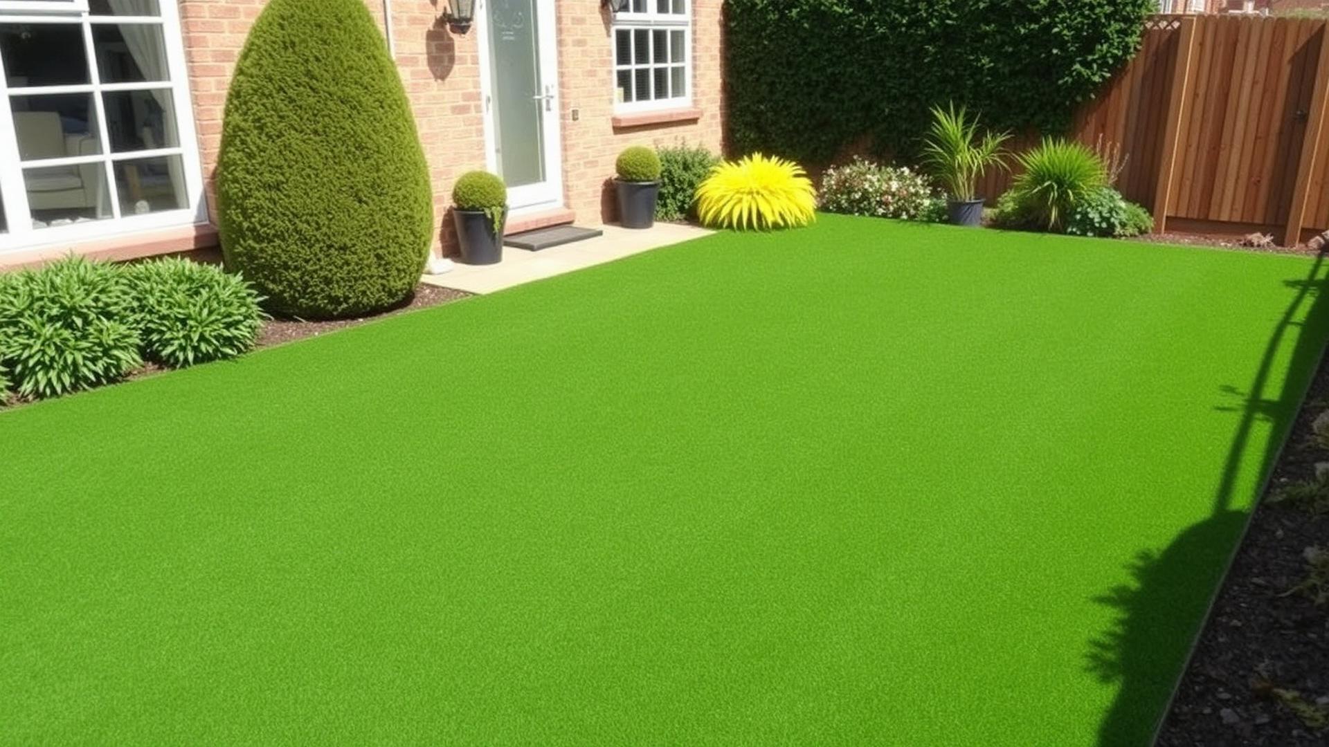 Artificial grass installation in Ayrshire
