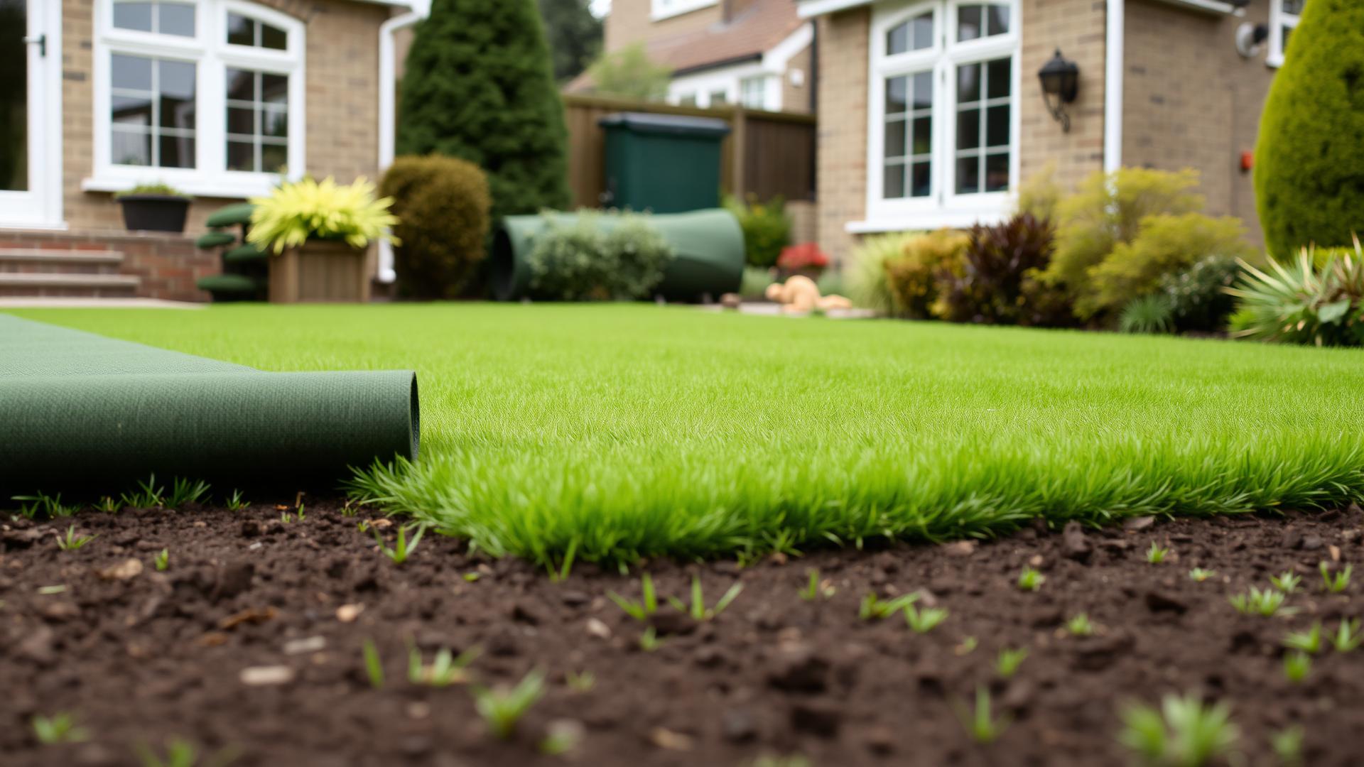 Professional turf laying and lawn installation in Ayrshire